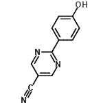 CAS#: 77017-54-0， 2-(4-Hydroxyphenyl)-5-pyrimidinecarbonitrile
