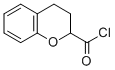 structure of CAS# 77039-78-2, 2-Chromanecarbonylchloride;2H-1-Benzopyran-2-Carbonyl Chloride, 3,4-Dihydro- (9CI)