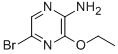 structure of CAS# 77112-66-4, 2-Amino-5-Bromo-3-Ethoxypyrazine;5-BROMO-3-ETHOXYPYRAZIN-2-YLAMINE;2-AMINO-5-BROMO-3-ETHOXYPYRAZINE