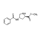 CAS 登录号：771468-17-8， 甲基(4S)-4-(苯甲酰基氨基)-D-脯氨酸酯
