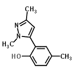 CAS#: 771483-78-4， 2-(1,3-Dimethyl-1H-pyrazol-5-yl)-4-methylphenol