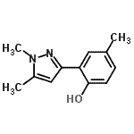 CAS#: 771485-98-4， 2-(1,5-Dimethyl-1H-pyrazol-3-yl)-4-methylphenol
