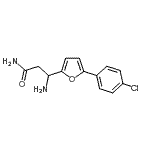 CAS#: 771522-73-7， 3-amino-3-[5-(4-chlorophenyl)-2-furyl]propanamide