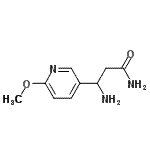 CAS#: 771523-35-4， 3-Amino-3-(6-methoxy-3-pyridinyl)propanamide