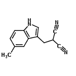 CAS#: 771547-80-9， [(5-Methyl-1H-indol-3-yl)methyl]malononitrile