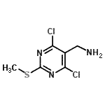CAS#: 771571-91-6， (4,6-dichloro-2-methylsulfanyl-pyrimidin-5-yl)methanamine