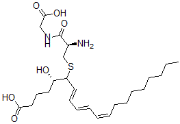 CAS#: 77165-74-3， (5S,7E,9E,11Z)-6-[(2R)-2-Amino-3-(Carboxymethylamino)-3-Oxopropyl]Sulfanyl-5-Hydroxyicosa-7,9,11-Trienoic Acid