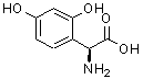CAS#: 77197-69-4， (2S)-Amino(2,4-dihydroxyphenyl)acetic acid