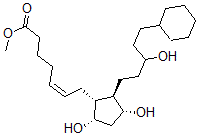 CAS#: 77204-95-6， Methyl (Z)-7-[(1R,2R,3R,5S)-2-(5-Cyclohexyl-3-Hydroxypentyl)-3,5-Dihydroxycyclopentyl]Hept-5-Enoate