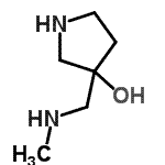 CAS#: 772304-37-7， 3-[(Methylamino)methyl]-3-pyrrolidinol