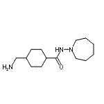 CAS#: 772315-45-4， 4-(Aminomethyl)-N-(1-azepanyl)cyclohexanecarboxamide