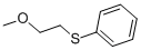structure of CAS# 77298-24-9, 2-Methoxyethyl Phenyl Sulfide;1-Methoxy-2-(Phenylthio)Ethane~2-(Phenylthio)Ethyl Methyl Ether;1-Methoxy-2-(Phenylthio)Ethane;2-(Phenylthio)Ethylmethylether