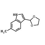 CAS#: 773088-56-5， 3-(1,3-Dioxolan-2-yl)-6-methyl-1H-indole