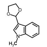 CAS#: 773093-52-0， 3-(1,3-Dioxolan-2-yl)-1-methyl-1H-indole