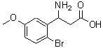 CAS#: 773116-92-0， 3-amino-3-(2-bromo-5-methoxy-phenyl)propanoic acid