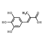 CAS#: 773120-48-2， (2E)-2-Methyl-3-(3,4,5-trihydroxyphenyl)acrylic acid