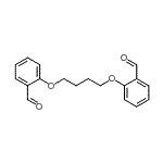 structure of CAS# 77354-98-4, 2,2'-[1,4-Butanediylbis(oxy)]dibenzaldehyde;1,4-bis(2-formylphenoxy)butane;2,2'-(1,4-Butanediyldioxy) bisbenzaldehyde;2,2'-(1,4-Butanediyldioxy)bisbenzaldehyde