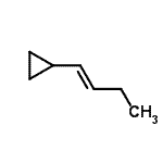 CAS 登录号：7736-35-8， (1E)-1-丁烯-1-基环丙烷