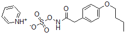 CAS 登录号：77372-66-8， 吡啶-1-鎓[[2-(4-丁氧基苯基)乙酰基]氨基]硫酸酯盐