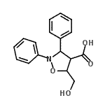 CAS#: 773820-14-7， 5-(Hydroxymethyl)-2,3-diphenyl-1,2-oxazolidine-4-carboxylic acid