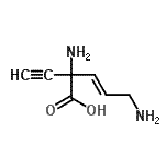 CAS#: 774486-88-3， (3E)-2,5-Diamino-2-ethynyl-3-pentenoic acid