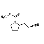 CAS#: 774581-23-6， Methyl 2-(2-cyanoethyl)-1-pyrrolidinecarboxylate
