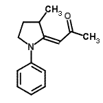 CAS#: 775317-96-9， (1E)-1-(3-Methyl-1-phenyl-2-pyrrolidinylidene)acetone