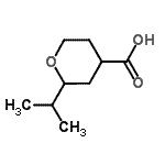 CAS#: 77554-89-3， 2-Isopropyltetrahydro-2H-pyran-4-carboxylic acid