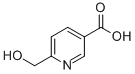 结构式 CAS# 775545-30-7, 6-(羟基甲基)-3-吡啶羧酸