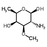 CAS#: 775558-55-9， 2-Amino-2,6-dideoxy-3-O-methyl-beta-D-galactopyranose