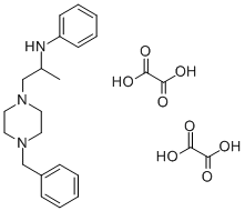 CAS#: 77562-90-4， alpha-Methyl-N-Phenyl-4-(Phenylmethyl)-1-Piperazineethanamine Ethanedioate (1:2)
