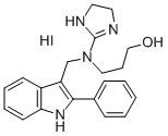 CAS#: 77587-77-0， 3-[4,5-Dihydro-1H-Imidazol-2-Yl-[(2-Phenyl-1H-Indol-3-Yl)Methyl]Amino]Propan-1-Ol Hydroiodide