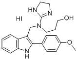 CAS#: 77587-85-0， 3-[4,5-Dihydro-1H-Imidazol-2-Yl-[[2-(4-Methoxyphenyl)-1H-Indol-3-Yl]Methyl]Amino]Propan-1-Ol Hydroiodide