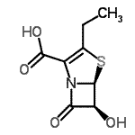 CAS#: 776246-72-1， (5S,6S)-3-Ethyl-6-hydroxy-7-oxo-4-thia-1-azabicyclo[3.2.0]hept-2-ene-2-carboxylic acid