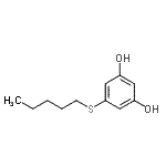 CAS#: 776306-87-7， 5-(Pentylsulfanyl)-1,3-benzenediol