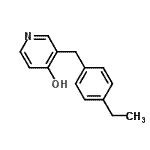 CAS#: 776317-61-4， 3-(4-Ethylbenzyl)-4-pyridinol