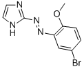 CAS 登录号：77636-81-8， 5-溴-N-(咪唑-2-亚基氨基)-2-甲氧基苯胺