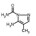 CAS#: 77668-02-1， 5-Amino-4-methyl-1H-pyrazole-1-carboxamide