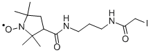 CAS#: 77695-02-4， 3-[[[3-[(Iodoacetyl)amino]propyl]amino]carbonyl]-2,2,5,5-tetramethyl-1-Pyrrolidinyloxy free radical