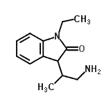 CAS 登录号：777006-37-8， 3-(1-氨基-2-丙基)-1-乙基-1,3-二氢-2H-吲哚-2-酮