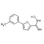 CAS#: 777022-50-1， N-Hydroxy-5-(3-methylphenyl)-2-furancarboximidamide
