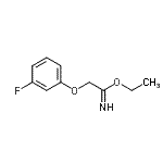 CAS#: 777025-87-3， Ethyl 2-(3-fluorophenoxy)ethanimidate