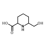 CAS#: 777037-01-1， 6-(Hydroxymethyl)-2-piperidinecarboxylic acid