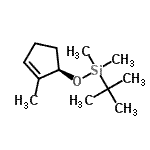 CAS#: 777076-74-1， Dimethyl{[(1R)-2-methyl-2-cyclopenten-1-yl]oxy}(2-methyl-2-propanyl)silane