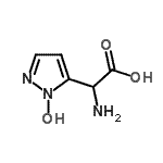 CAS#: 777097-53-7， Amino(1-hydroxy-1H-pyrazol-5-yl)acetic acid