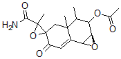 CAS#: 77732-43-5， (1aR-(1aalpha,2beta,3beta,3abeta,5beta(S*),7balpha))-2-(Acetyloxy)-2,3,3a,4,6,7b-hexahydro-3,3',3a-trimethyl-6-oxo-Spiro(naphth(1,2-b)oxirene-5(1aH),2'-oxirane)-3'-carboxamide