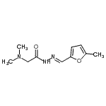 CAS#: 777815-60-8， 2-(Dimethylamino)-N'-[(E)-(5-methyl-2-furyl)methylene]acetohydrazide