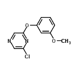 CAS#: 77782-71-9， 2-Chloro-6-(3-methoxyphenoxy)pyrazine
