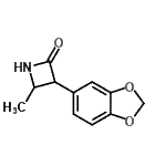 CAS#: 777885-29-7， 3-(1,3-Benzodioxol-5-yl)-4-methyl-2-azetidinone