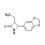 CAS#: 777885-50-4， 4-(1,3-Benzodioxol-5-yl)-3-ethyl-2-azetidinone